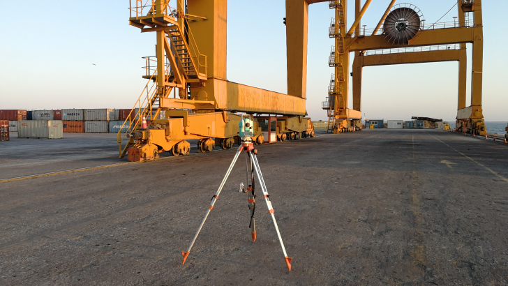Τοπογραφικές Εργασίες – Χαράξεις στο Λιμάνι Θεσσαλονίκης